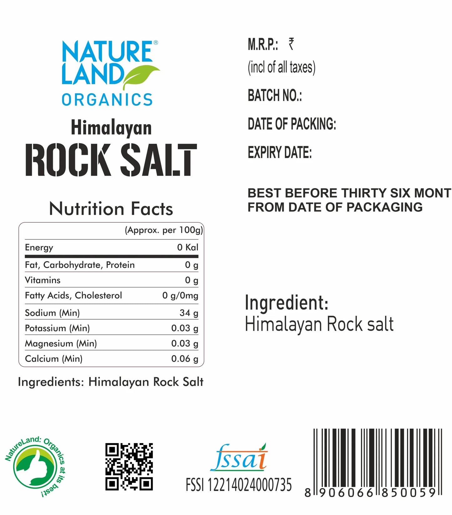 Himalayan Pink Rock Salt 1 Kg