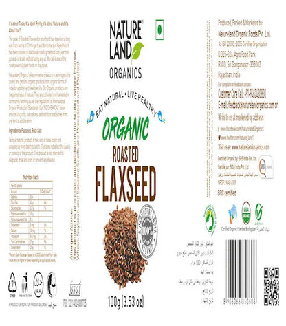 Roasted Flaxseed 100 Gm